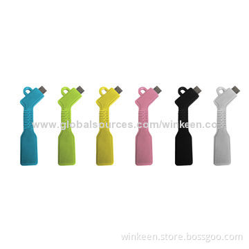 Flexible USB cable for Android smart phones, Apple iPhone with OEM color or length